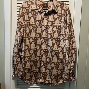 Men’s Lucky Brand button up shirt, long sleeves